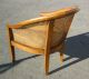 Vintage Cane Back Danish Mid Century Modern Yellow Club Chair Solid Wood Post-1950 photo 1