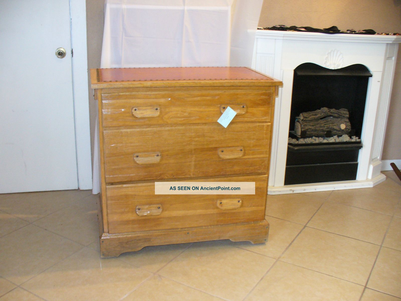 Vintage Chest Of Drawers,  Refered To As Rustic,  Or Cowboy Or Even Lodge Pieces. 1800-1899 photo