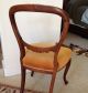 Antique Carved Round Back Wooden Chair 1900-1950 photo 1