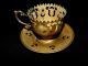 Middle Eastern Antique Islamic Brass Coffee 5 Cupholders 5 Saucers Middle East photo 1