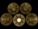 Middle Eastern Antique Islamic Brass Coffee 5 Cupholders 5 Saucers Middle East photo 7