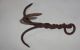 Antique Twisted Handwrought Smokehouse Treble Hook Primitives photo 2