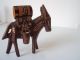 Antique Vintage Wood Carved Donkey Figure For Shelf Carved Figures photo 7