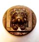 Antique Metal Scottie Terrier Dog Button 1” Diameter 3/8” High Eingetr Muster Buttons photo 10