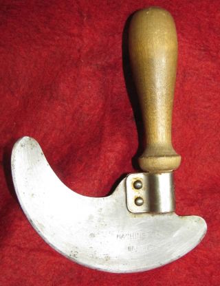 Antique/vintage Hachinette Kitchen Chopper Tool Wooden Handel Made In France photo