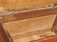 Small Primitive Trunk With Grain Paint And Hand Planed Panels Provenance 1800s 1800-1899 photo 7