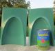 Soylent Plankton Green Modernist Sculptural Architectural Retro Plastic Bookends Mid-Century Modernism photo 4