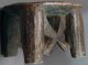 Fine Nupe Carved Wooden Stool Utilitarian Artifact W.  Africa Nigeria Ethnix Other photo 3