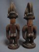 101,  Ilorin Ibeji Male & Female Pair With Beaded Jackets,  Yoruba / Santeria Sculptures & Statues photo 3