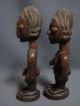 101,  Ilorin Ibeji Male & Female Pair With Beaded Jackets,  Yoruba / Santeria Sculptures & Statues photo 4