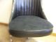 Chromcraft Mid - Century Modern Eames Scoop/bucket Swivel Black Chair Post-1950 photo 6