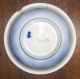 Gorgeous Hand Painted Flow Blue Porcelain Bowl Antique Bowls photo 2