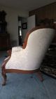 Antique Carved Victorian Love Seat/settee/sofa/couch 1800-1899 photo 4