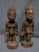 103,  Old Ibeji Male & Female Pair,  Yoruba / Santeria Sculptures & Statues photo 1