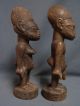 103,  Old Ibeji Male & Female Pair,  Yoruba / Santeria Sculptures & Statues photo 2
