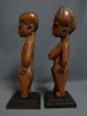 104,  Collectable Ibeji Male & Female Pair,  Yoruba / Santeria Sculptures & Statues photo 4