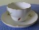 Unusual Hand Crafted Fine Porcelain Teacup And Saucer Meissen Germany Cups & Saucers photo 1