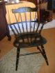 4 Comb Back Windsor Arm Chairs Vintage Antique Dining Nichols And Stone Gardener 1900-1950 photo 2