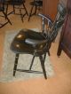 4 Comb Back Windsor Arm Chairs Vintage Antique Dining Nichols And Stone Gardener 1900-1950 photo 5