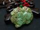 Chinese Antique Green Jade Pendant/money Pixiu Necklaces & Pendants photo 1