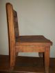 Antique Tiger Oak Antique Child ' S Chair 1900-1950 photo 7