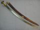 A 19th C Sword With Gold Damascened Work With Fine Wootz Steel. Middle East photo 5