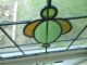 H224c Large Older & Pretty Multi - Color English Leaded Stained Glass Window 1900-1940 photo 2