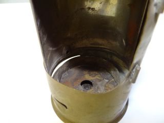 Antique Old Metal Brass Navigators Nautical Lighting Lamp Lantern Body Parts Nr photo