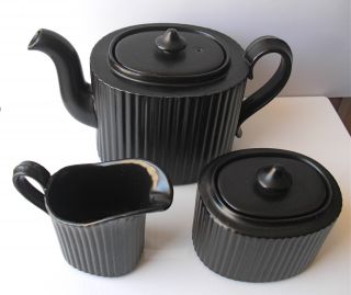 Vintage Upsala Ekeby Sweden Tea Set Design By Lillemor Mannerheim 1943 photo