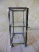 Vintage Small Brass Display Case With Hinged Door,  2 Shelves Display Cases photo 3