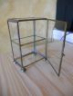 Vintage Small Brass Display Case With Hinged Door,  2 Shelves Display Cases photo 5
