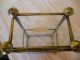Vintage Small Brass Display Case With Hinged Door,  2 Shelves Display Cases photo 8