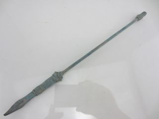 Ancient Chinese Martial Arts Weapon In Bronze Sharp Spear Hot Sale Collection photo