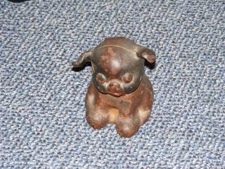 Hubley Fido Bank/doorstop Circa 1920 photo