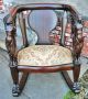 Gorgeous French Anitque Empire Living Room Set 2 Chairs,  Settee,  & Rocker 1810 1800-1899 photo 6