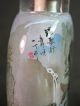 Chinese Scenery Inside Hand Painted Glass Snuff Bottle:gift Box Snuff Bottles photo 1