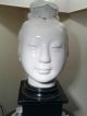 A Stunning White Porcelain Big Head Of A Woman Men, Women & Children photo 2