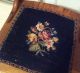 Antique Chair With Embroidered Seat 1900-1950 photo 1