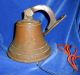 C.  1900 Antique Bronze Ship ' S Bell Wall/mast Mount,  Also School/church Ring Bells & Whistles photo 1