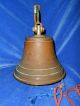 C.  1900 Antique Bronze Ship ' S Bell Wall/mast Mount,  Also School/church Ring Bells & Whistles photo 2