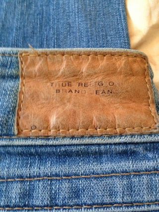 Womens Vintage True Religion Jeans Sz 29 Made In Usa Measured 29x32 photo