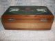 Vintage Lane Cedar Chest Jewelry Box + Key Birds & Heart Top - Salesman Sample Boxes photo 5