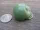 Rare Sacred Green Jade Shaman ' S Magical Skull Drum Mallet Hongshan Culture 02 Amulets photo 1