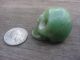 Rare Sacred Green Jade Shaman ' S Magical Skull Drum Mallet Hongshan Culture 02 Amulets photo 2