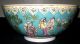 Antique Ancient Chinese Figures Painted Bowl,  19th Century. Bowls photo 6