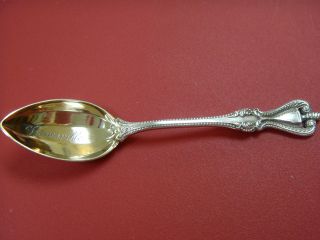 Sterling Silver Souvenir Spoon Engraved Zanesville; Beveled Cup - photo