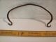 Primitive Blacksmith Forged Kettle Pot Handle Wrought Iron Hearth Caldron Swing Primitives photo 1