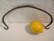 Primitive Blacksmith Forged Kettle Pot Handle Wrought Iron Hearth Caldron Swing Primitives photo 3