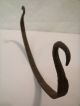 Primitive Blacksmith Forged Kettle Pot Handle Wrought Iron Hearth Caldron Swing Primitives photo 5