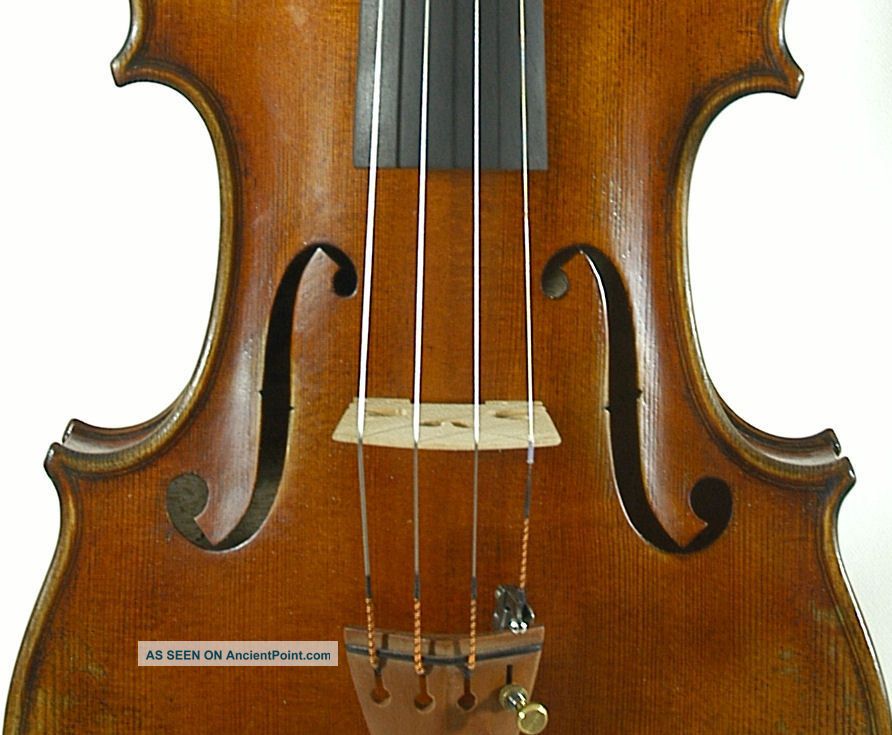 Amazing Italian Violin By Nicola Ponti C.  1998 4/4 Old Antique.  Violino String photo